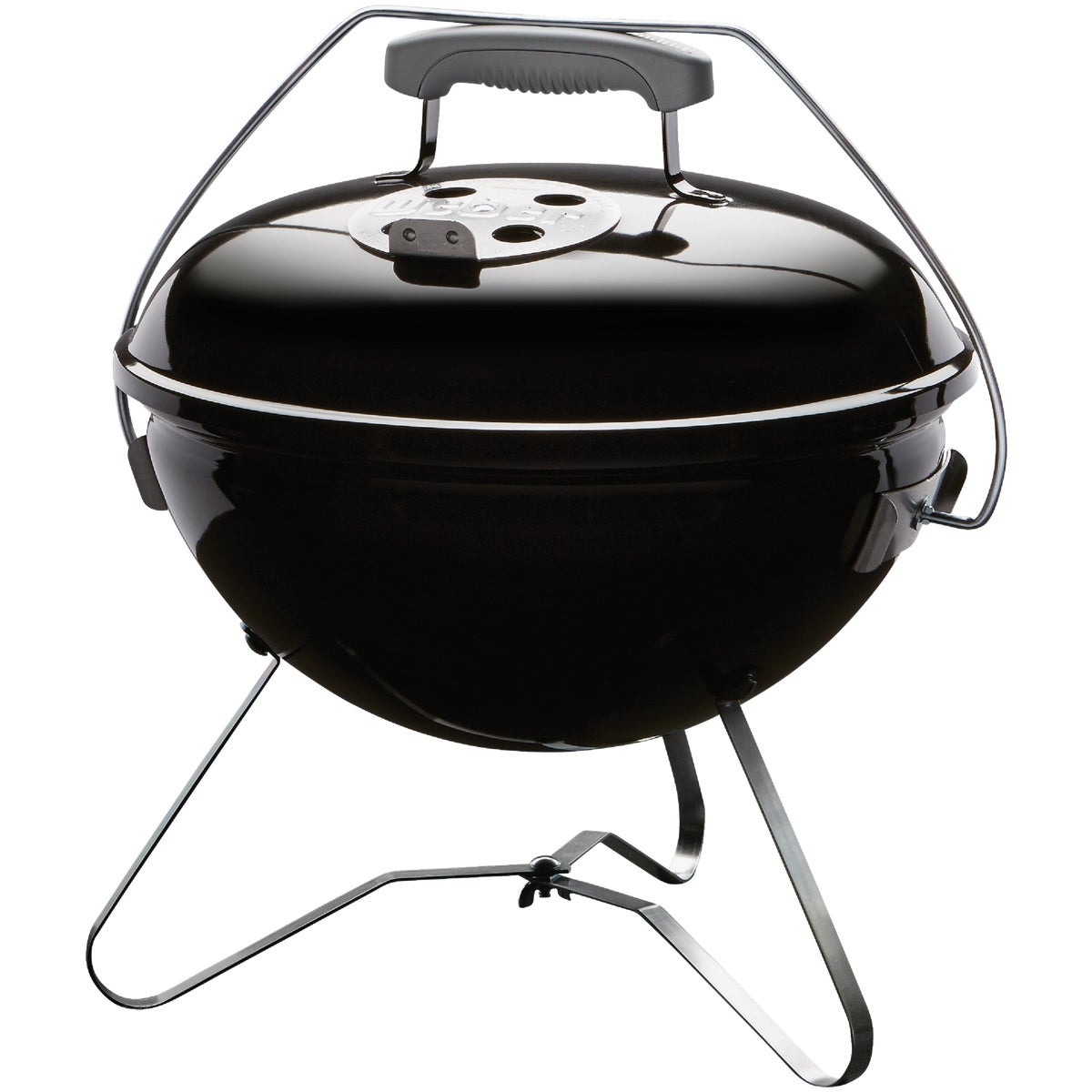 Weber Smokey Joe 14 In. Dia. Black Tuck-N-Carry Charcoal Grill Image 6