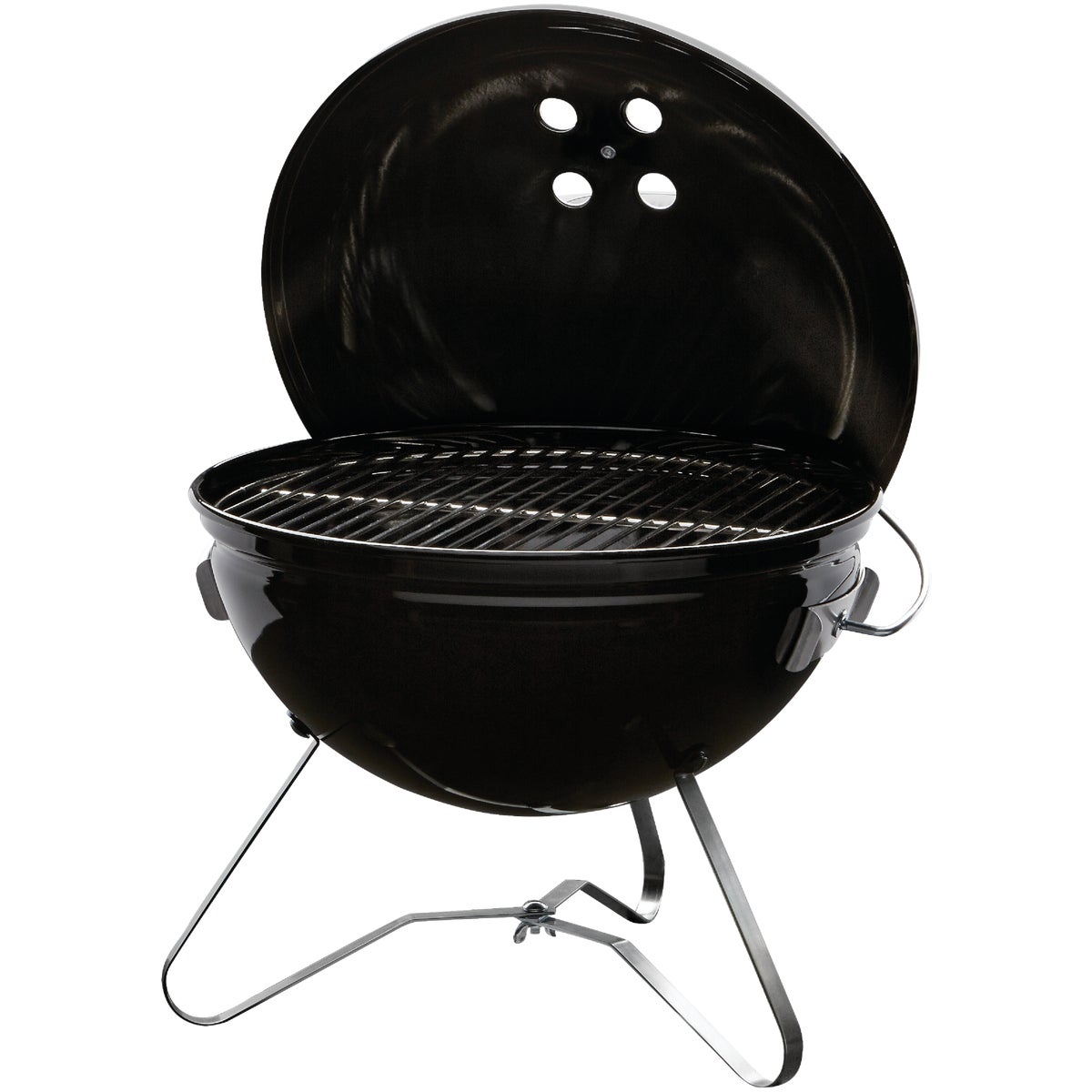 Weber Smokey Joe 14 In. Dia. Black Tuck-N-Carry Charcoal Grill Image 8