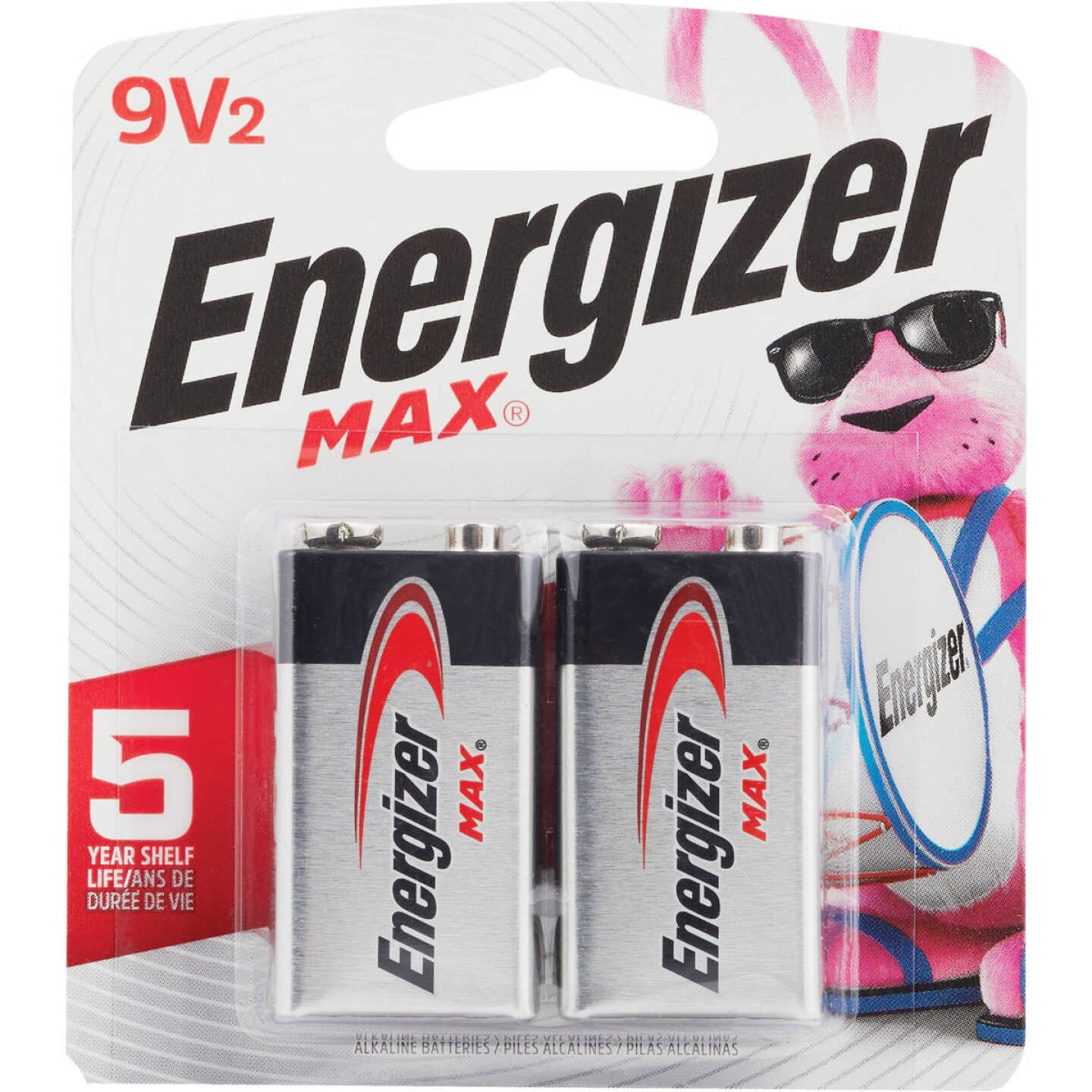 Energizer Max 9V Alkaline Battery (2-Pack) Image 1