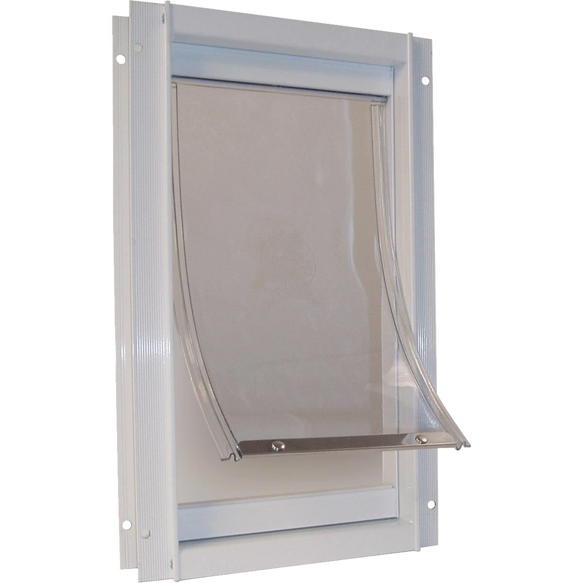 Ideal Pet 5 In. x 7 In. Small Aluminum White Pet Door