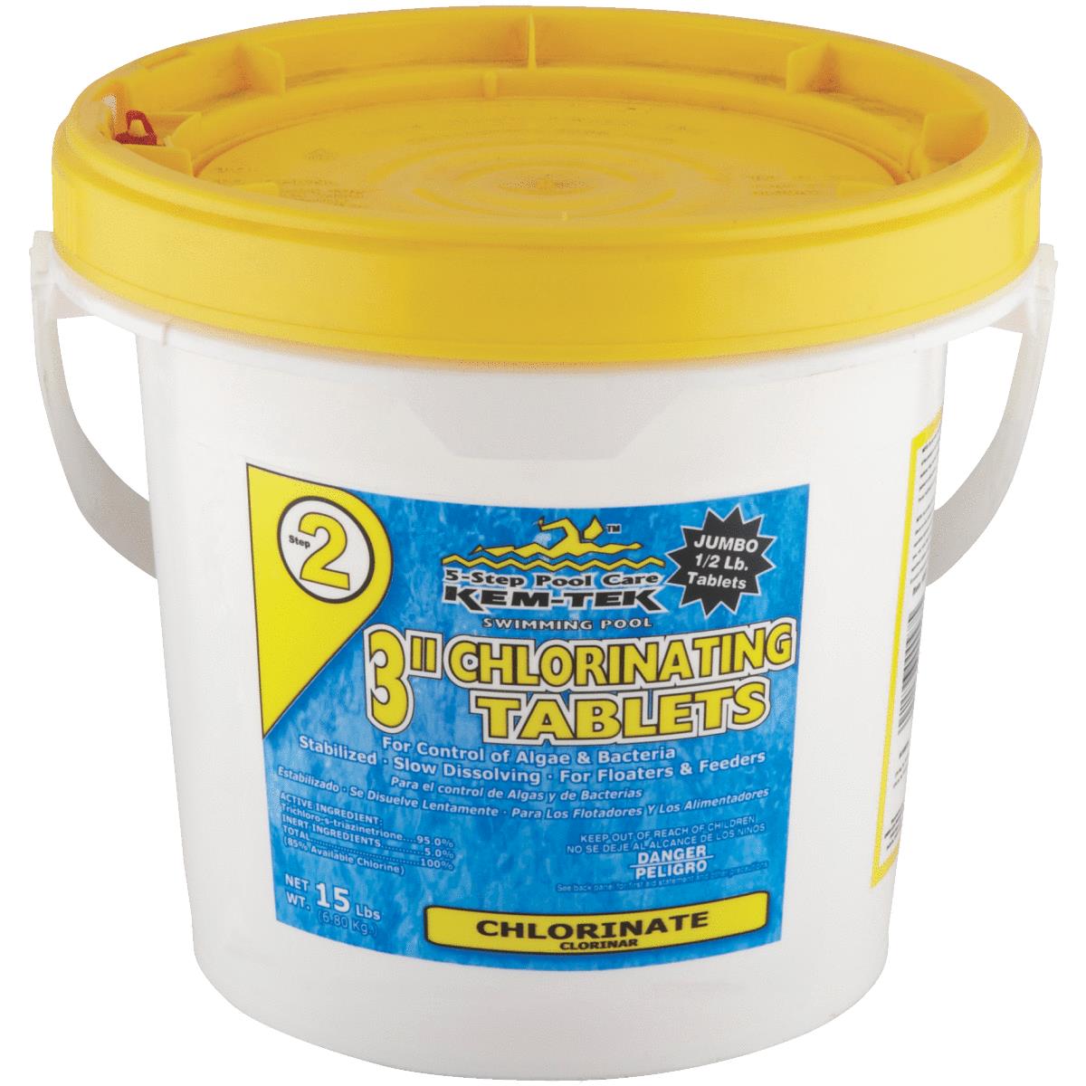 15LB 3" CHLORINE TABLETS