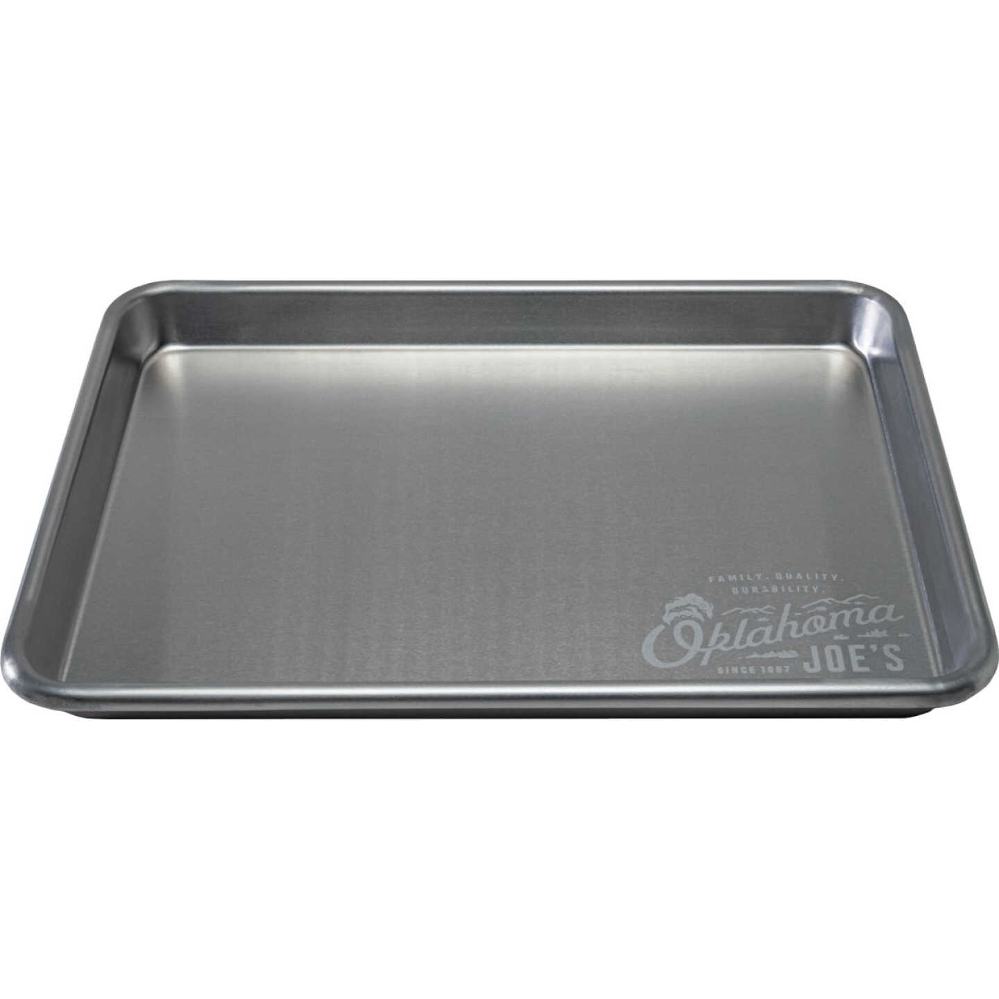 Oklahoma Joe's 13 In. W. x 9 In. L. Aluminum Serving Tray Image 1