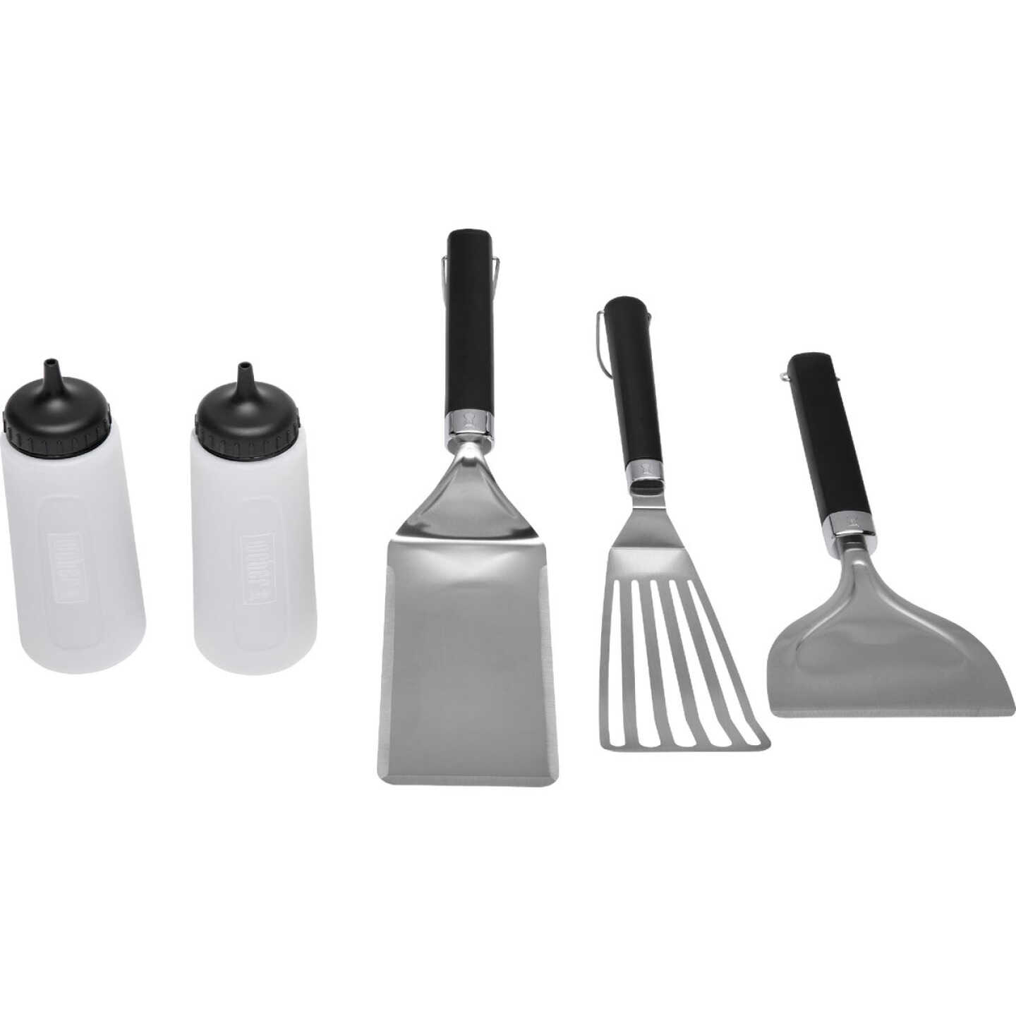 Weber 5-Piece Flat Top Griddle Tool Set Image 1