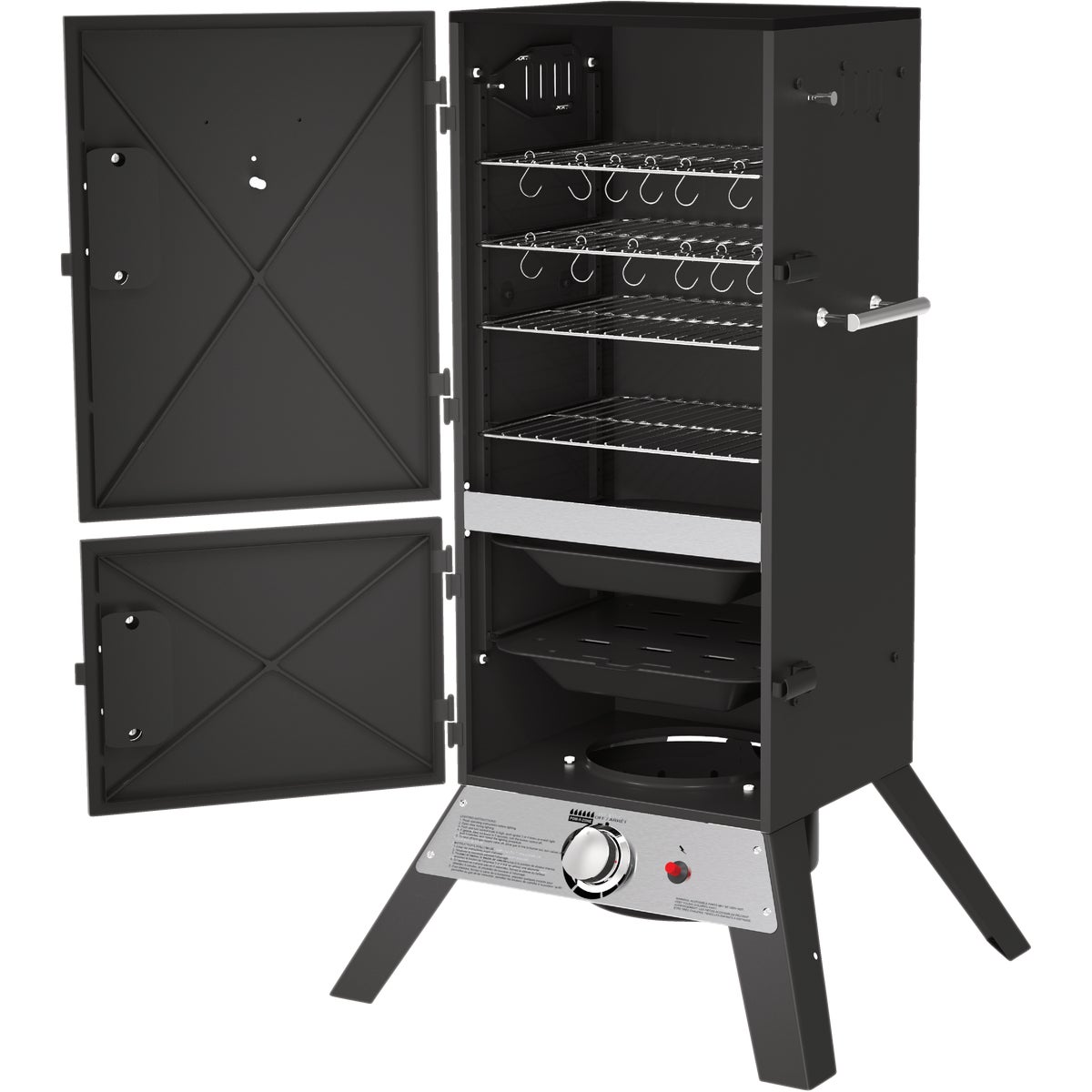 GrillPro 15,000 BTU LP Gas Vertical Propane Smoker Image 4