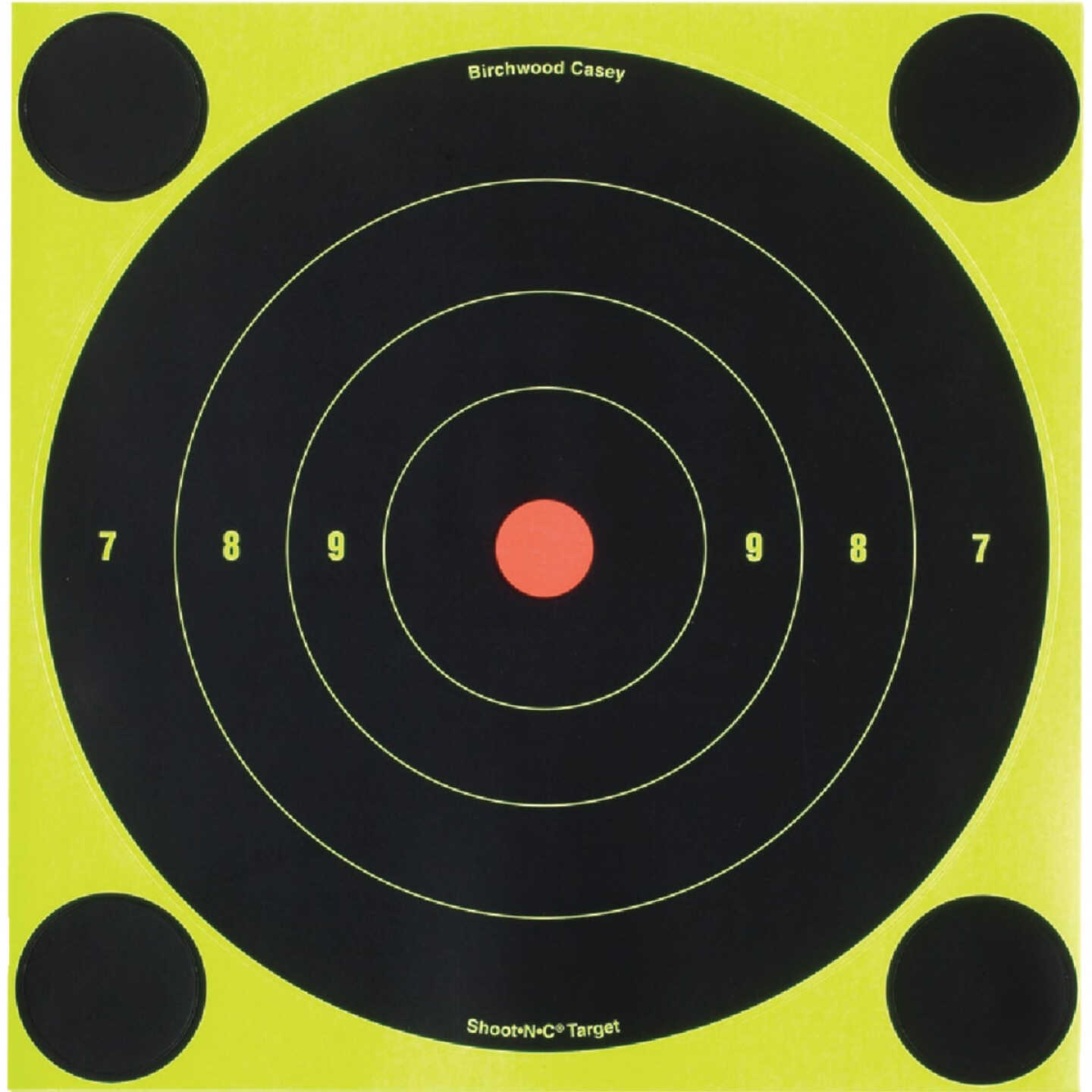 Birchwood Casey Shoot-N-C 8 In. Sighting Adhesive Paper Bulls-Eye Target Image 1