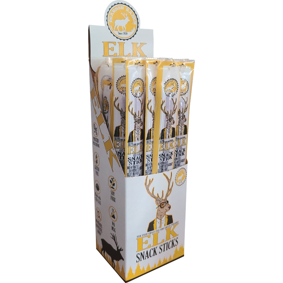 Pearson Ranch Jerky 1 Oz. Elk Snack Stick Image 4