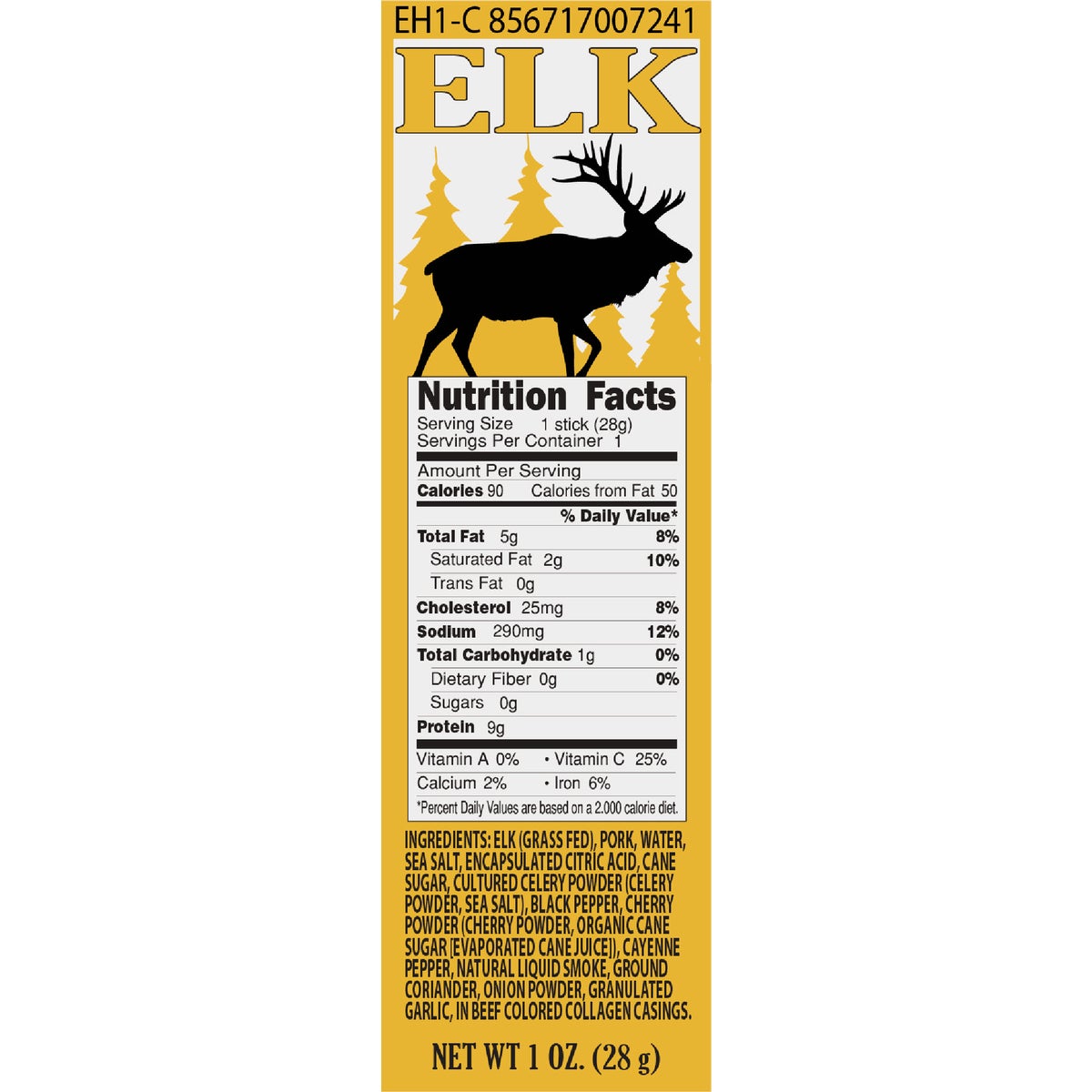 Pearson Ranch Jerky 1 Oz. Elk Snack Stick Image 5