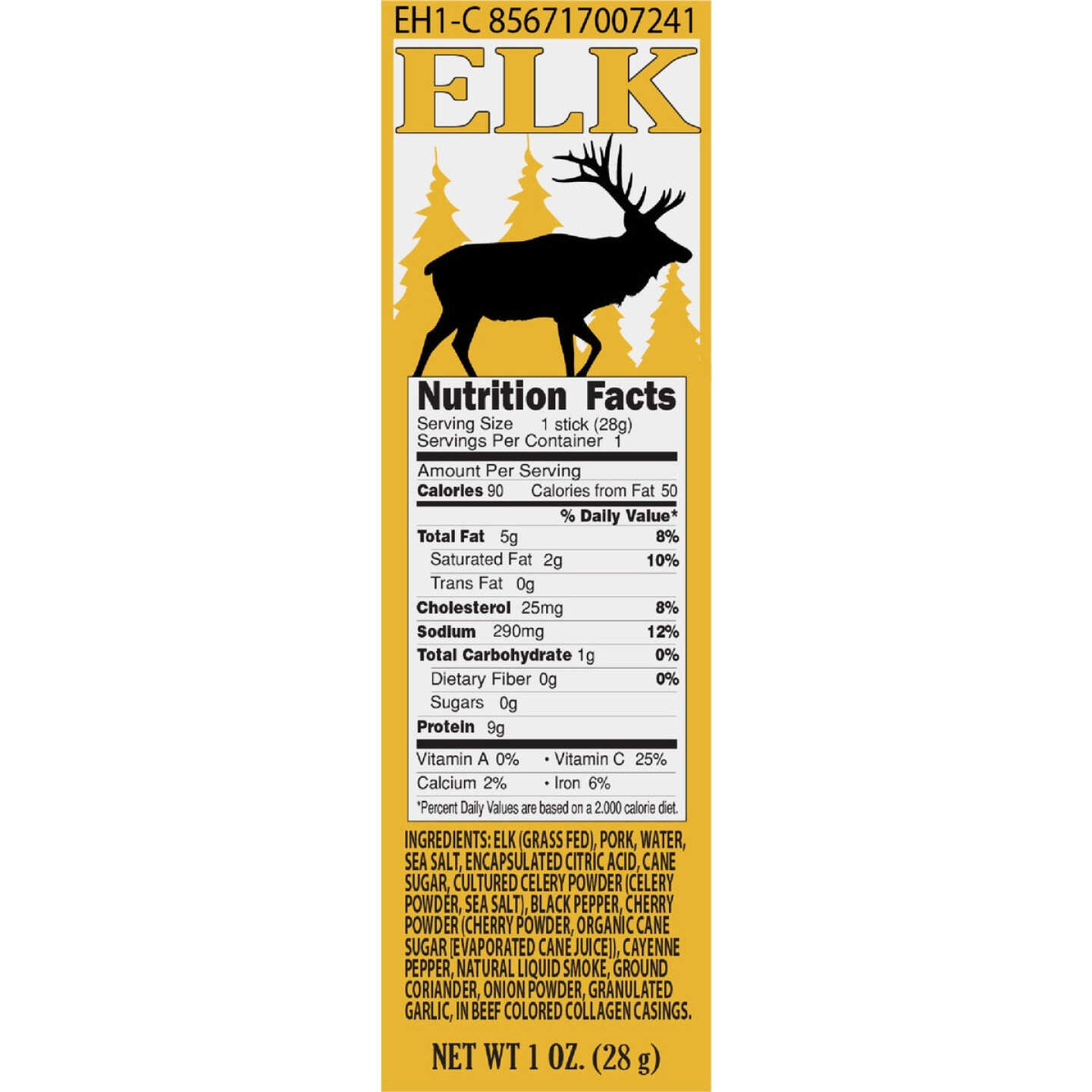 Pearson Ranch Jerky 1 Oz. Elk Snack Stick Image 5