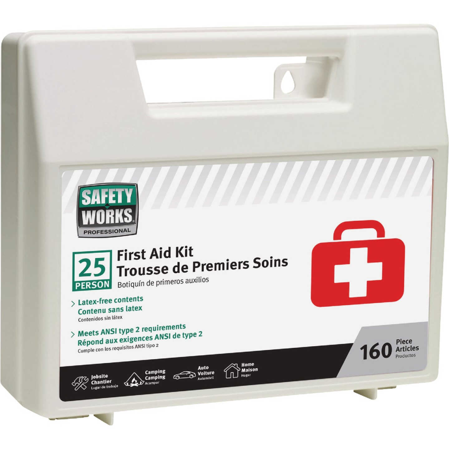 Safety Works Professional First Aid Kit (160-Piece) Image 1