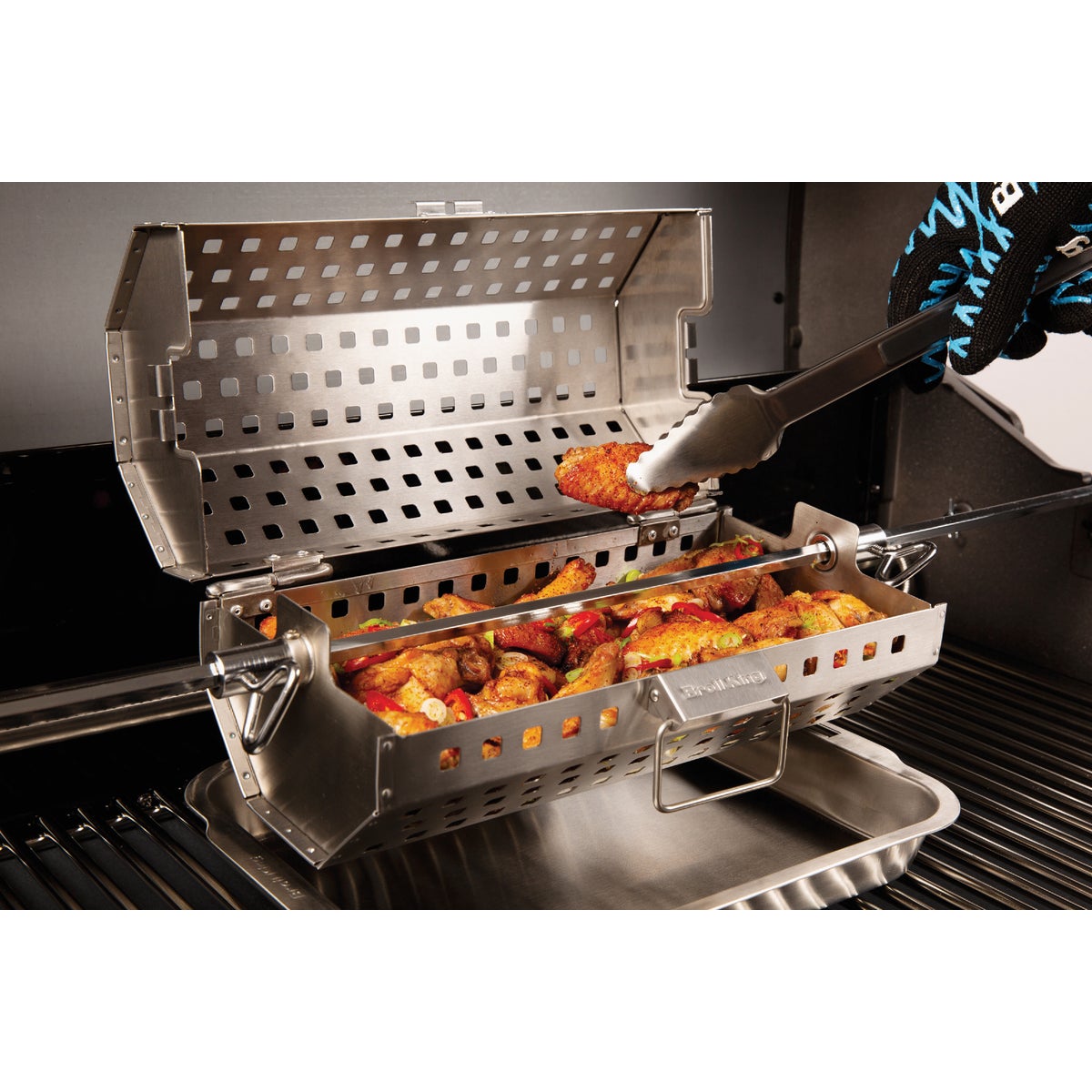 Broil King Stainless Steel Rotisserie Tumble Basket Image 2
