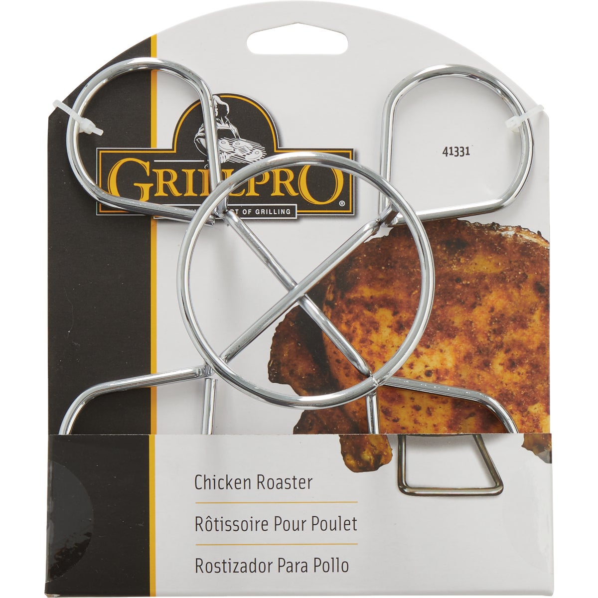 GrillPro Heavy-Duty Chrome Chicken Roaster Image 4