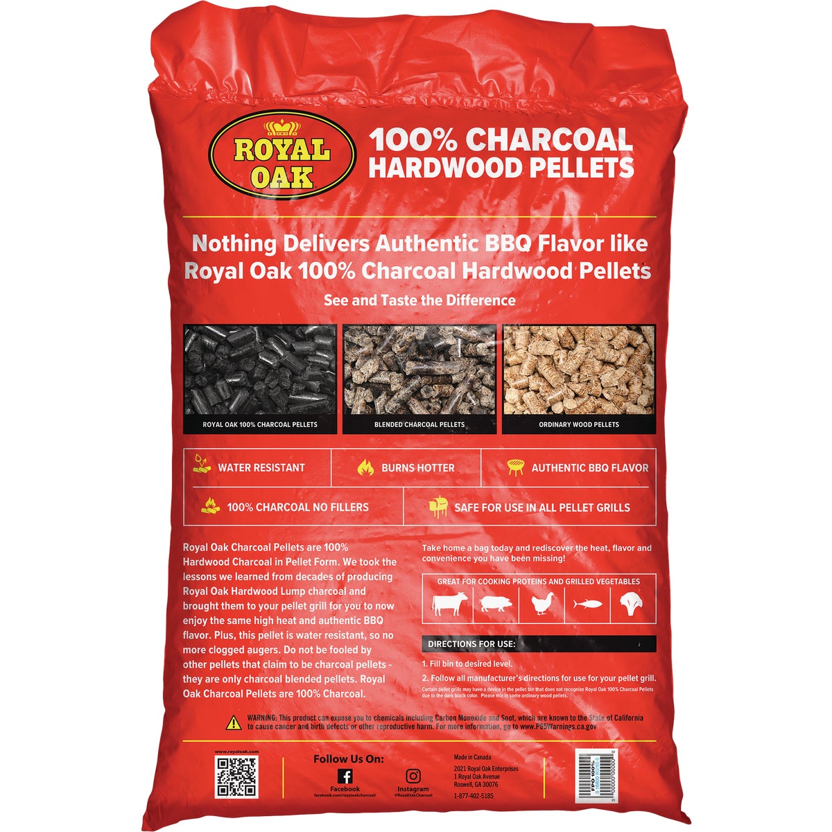 Royal Oak 20 Lb. 100% Charcoal Pellets Image 4