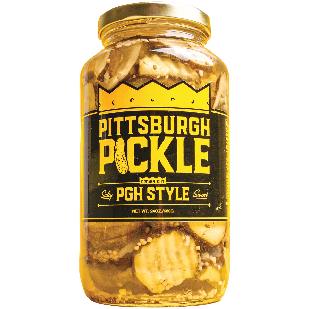 Pittsburgh Pickle Company PGH Style 24 Oz. Pickle Chips