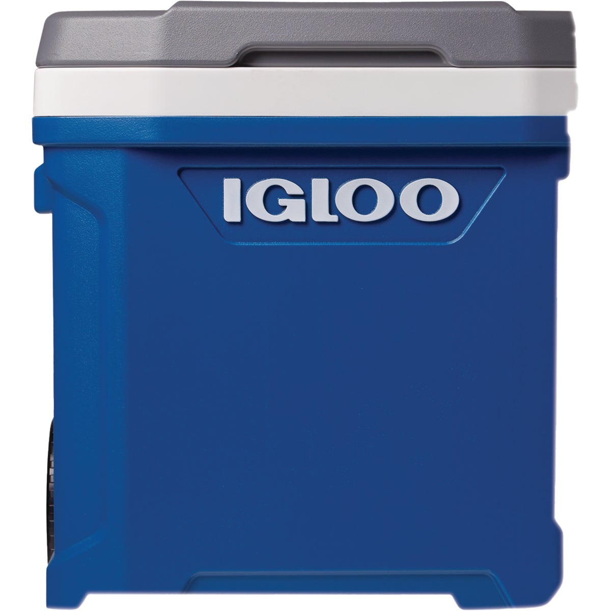 Igloo Latitude 60 Qt. 2-Wheeled Cooler, Indigo Blue & Meteorite Image 2