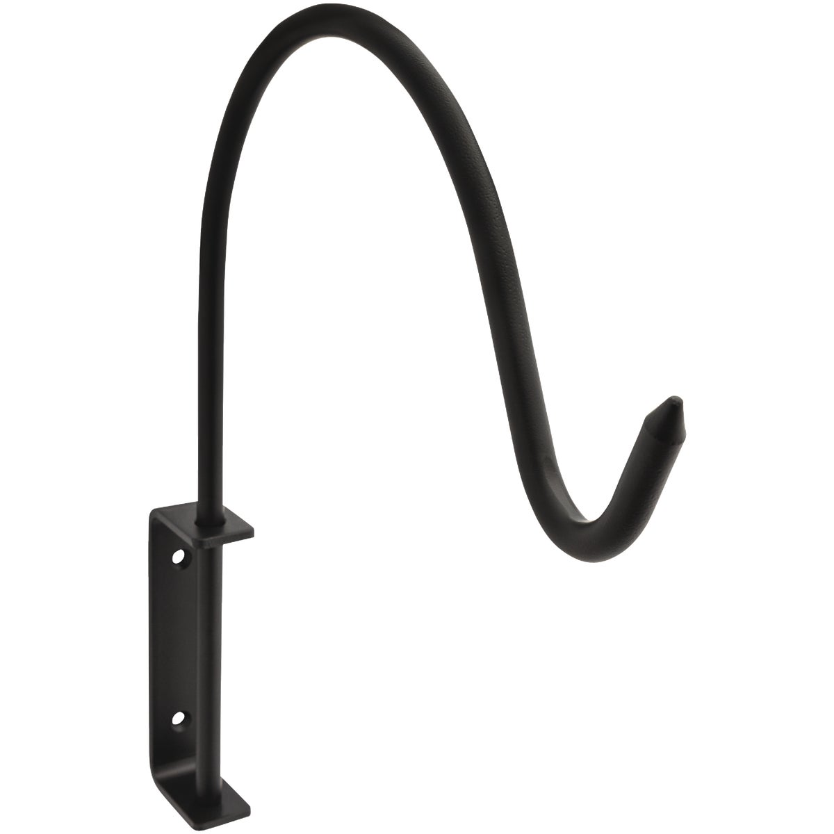 National Hardware 12-13/16 In. Black Steel Curved Planter Hanger