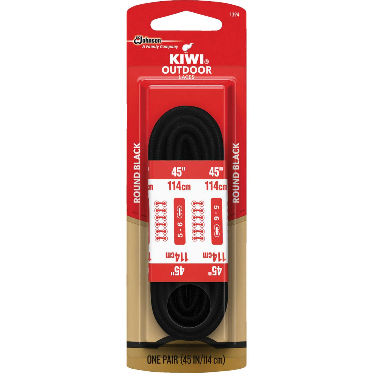 Kiwi Outdoor Round 45 In. Boot Laces Image 1