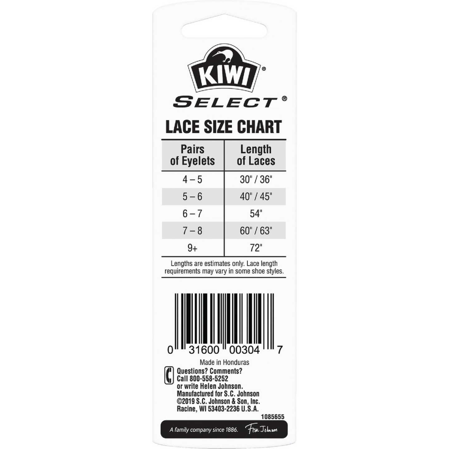 Kiwi Select Sport Oval 54 In. Athletic Laces Image 7