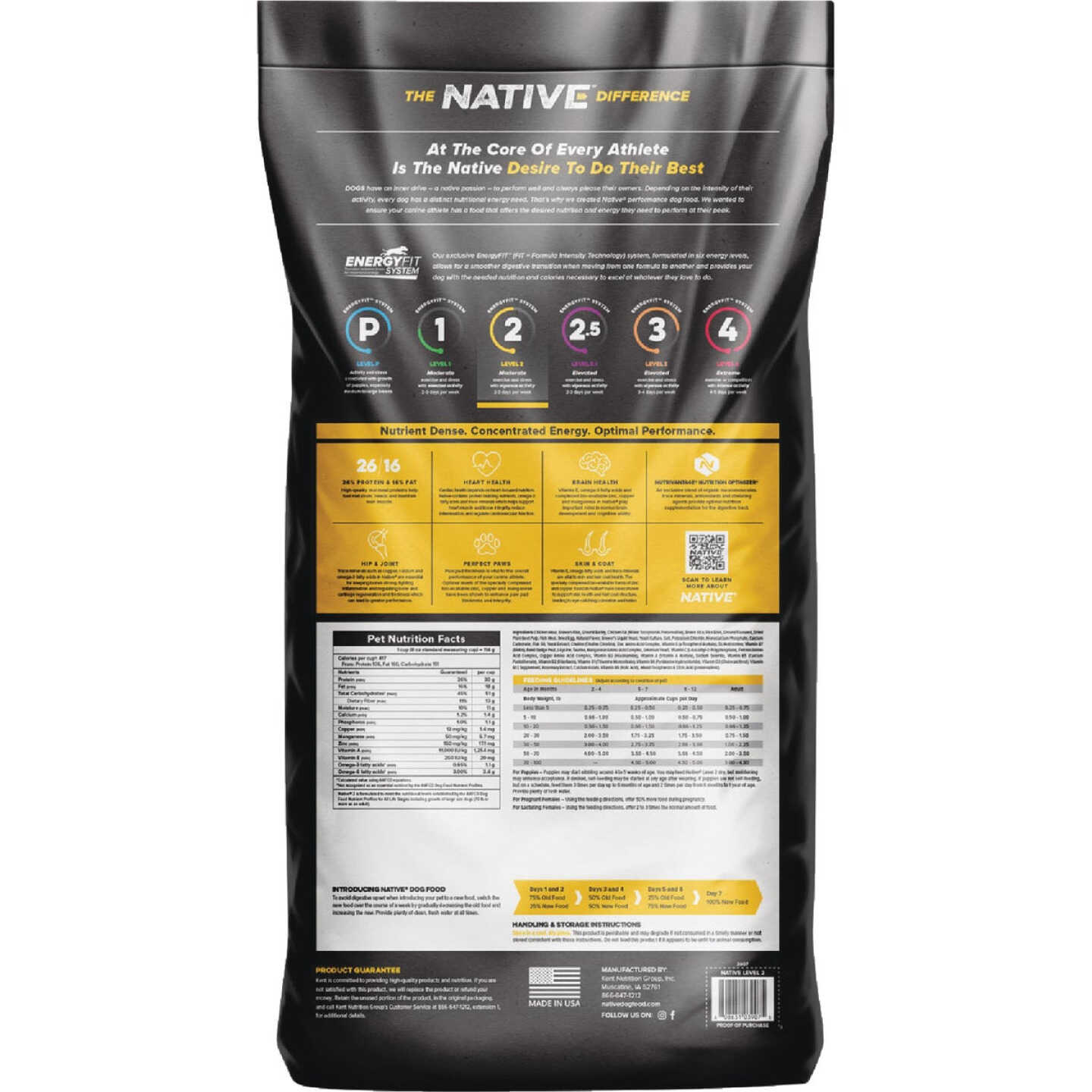 Native Level 2 Performance Nutrition 40 Lb. Dry Dog Food Image 7
