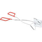 GrillPro Chrome Spatula-Fork Barbeque Tongs Image 1