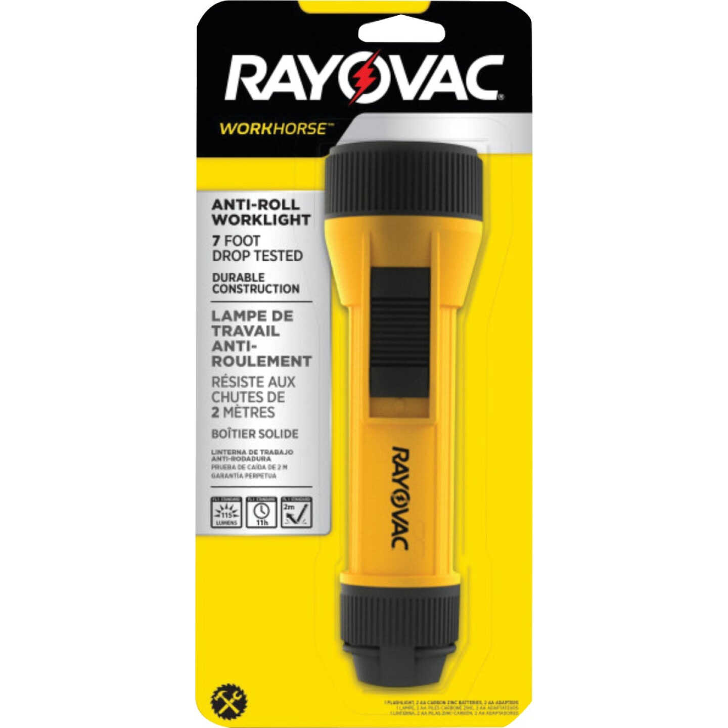 Rayovac Workhorse 155 Lm. 2D LED Flashlight Image 1