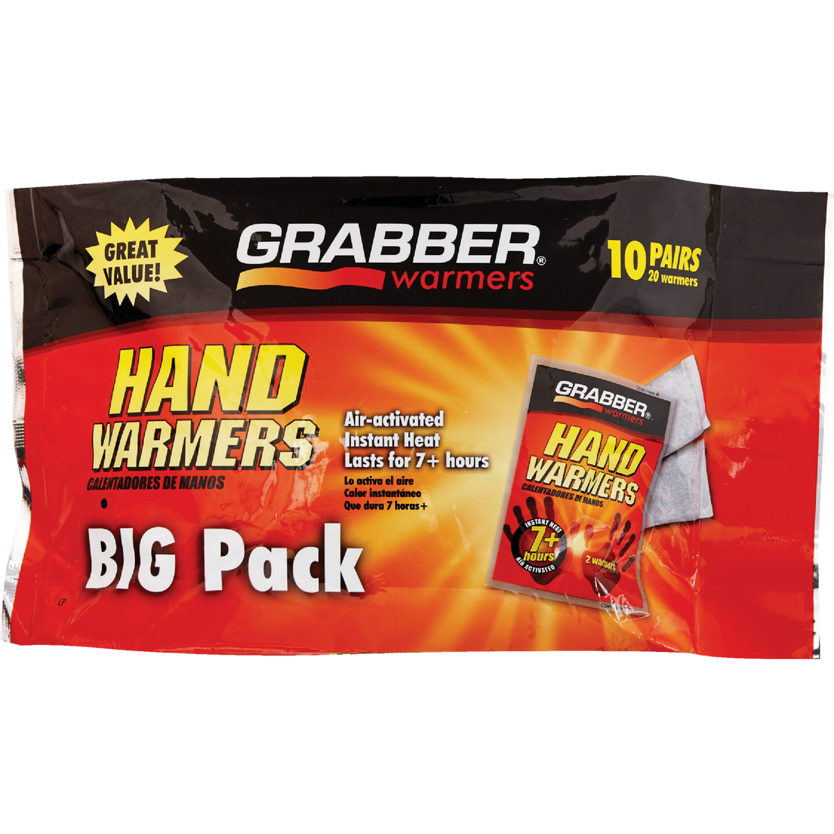 Grabber Disposable Hand Warmer (10-Pack) Image 2