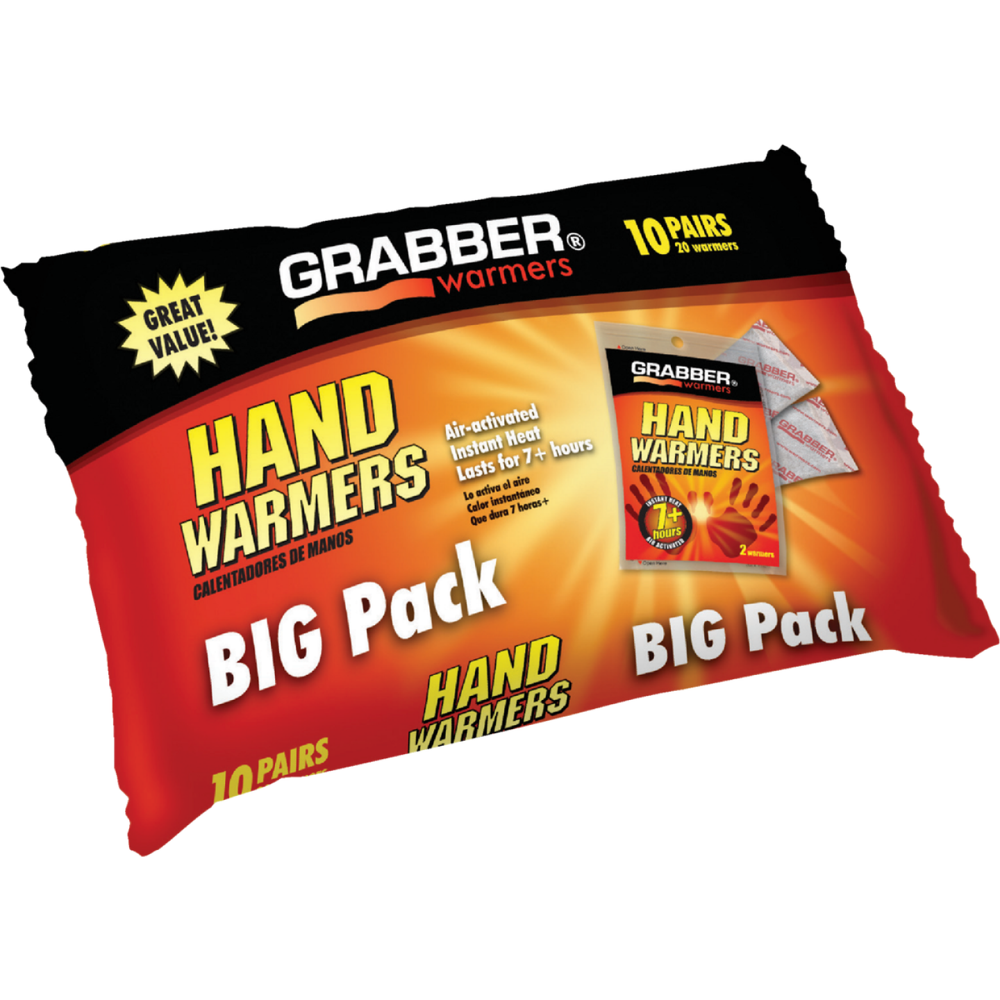 Grabber Disposable Hand Warmer (10-Pack) Image 3