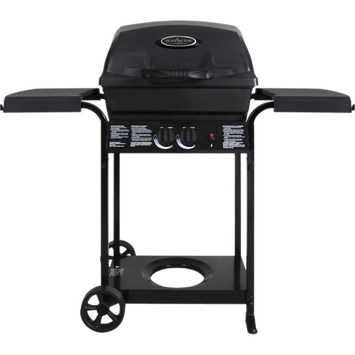 Huntington 2-Burner Black 25,000 BTU LP Gas Grill Image 1