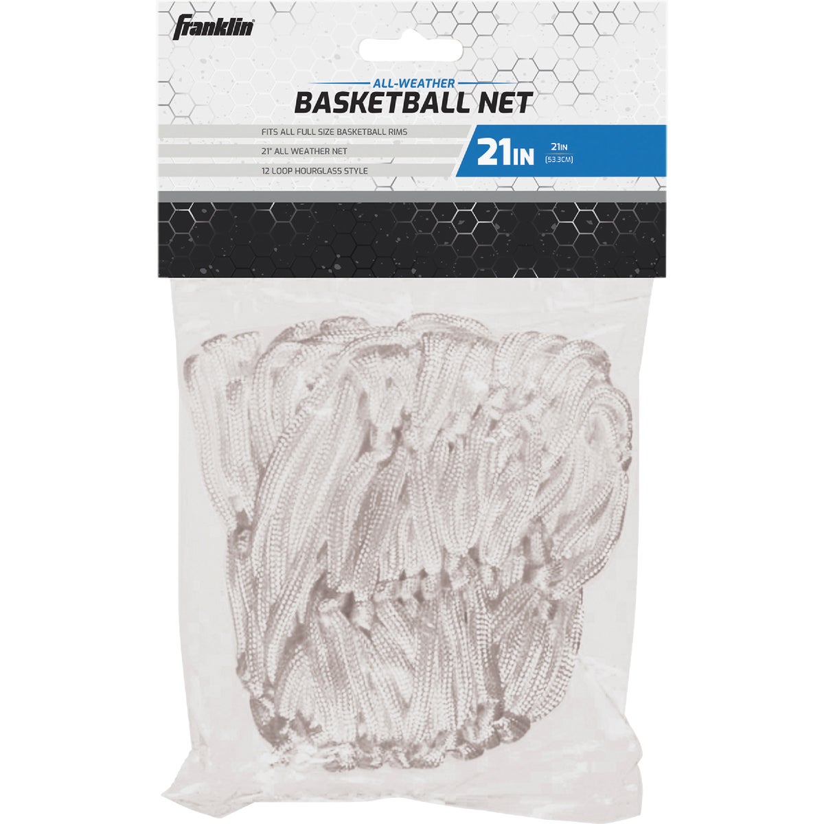 Franklin Hourglass White All Weather Basketball Net