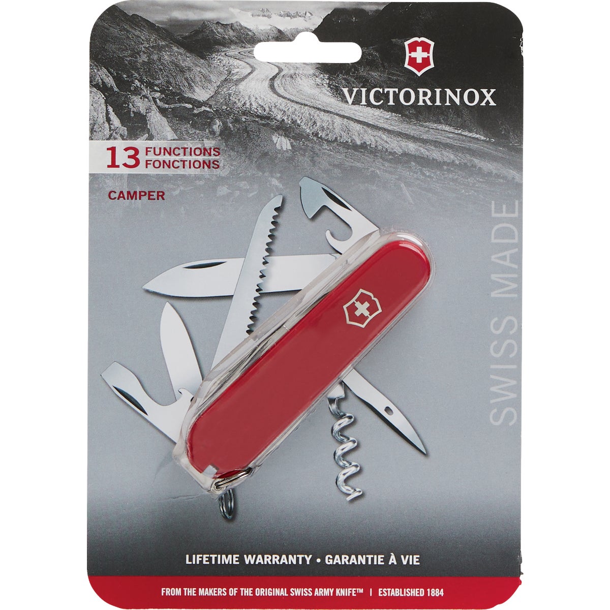 Victorinox Camper 13-Function 3-1/2 In. Red Swiss Army Knife Image 2