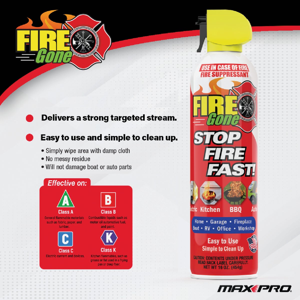 Fire Gone 16 Oz. Fire Suppressant Image 2