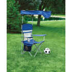 Outdoor Expressions Blue Polyester Omni-Directional Canopy Camp Chair Image 2