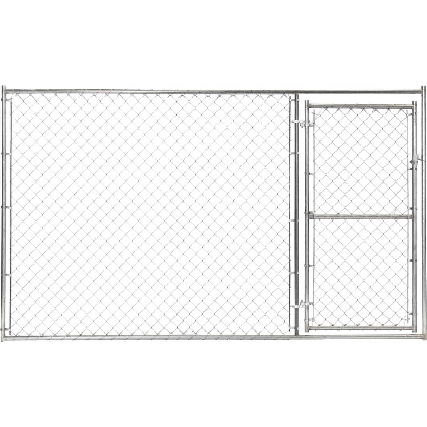 KennelMaster 10 Ft. W. x 6 Ft. H. Chain Link Steel Kennel Panel with Door Image 4