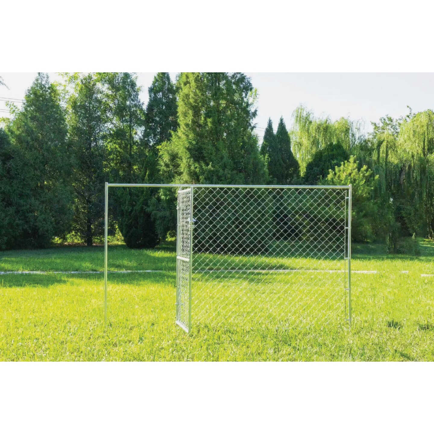 KennelMaster 10 Ft. W. x 6 Ft. H. Chain Link Steel Kennel Panel with Door Image 2