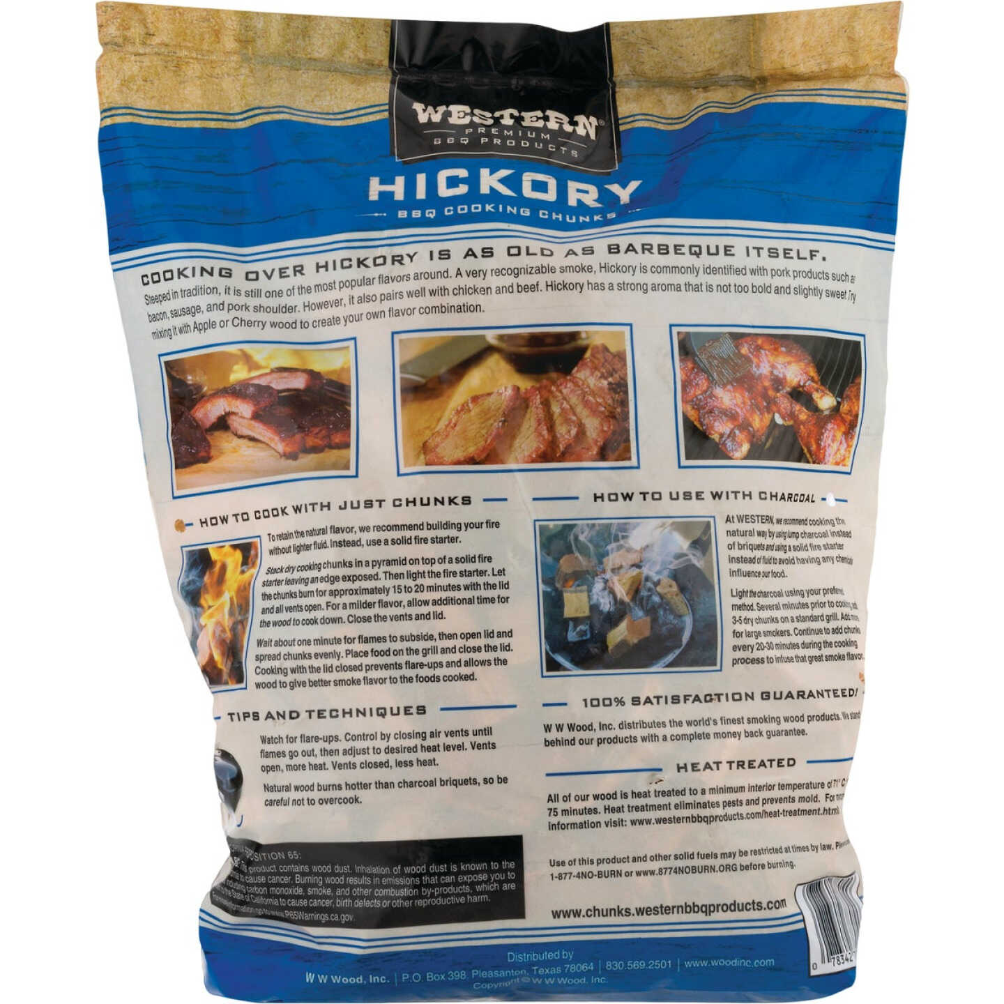 Western 500 Cu. In. Hickory Wood Smoking Chunks Image 5