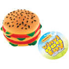 Westminster Pet Ruffin' it 3.86 In. W. x 1.97 In. H. x 3.75 In. L. Squeaky Hamburger Vinyl Dog Toy Image 2