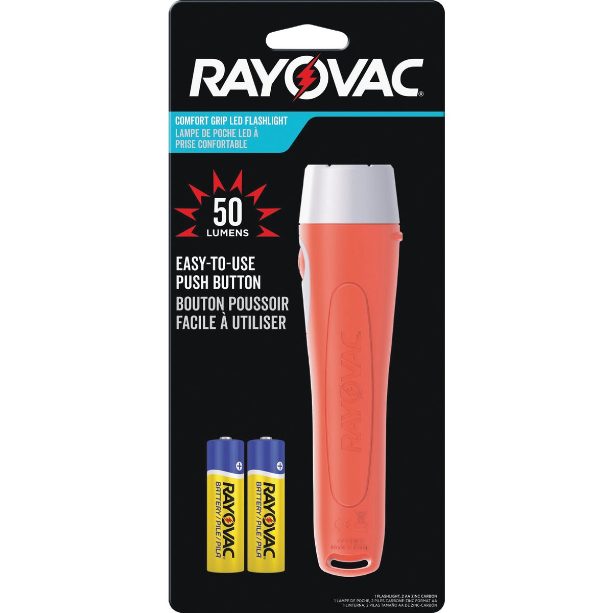Rayovac 50 Lm. 2AA LED Flashlight Image 1