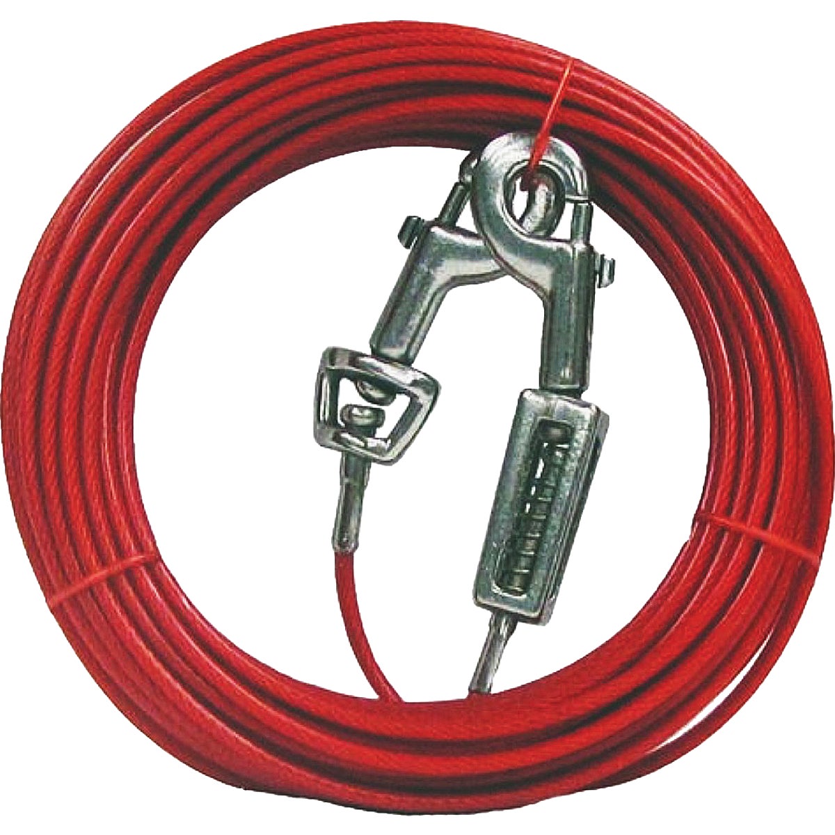 Boss Pet Guardian Gear Large Dog Cable with Spring Dog Tie-Out, 40 Ft.