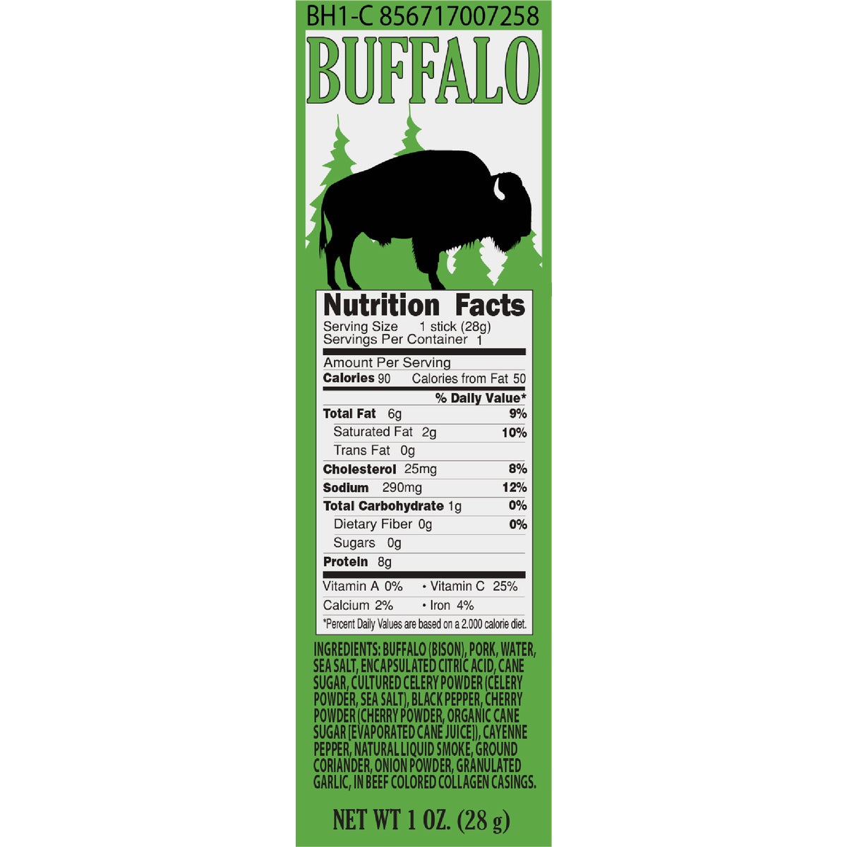 Pearson Ranch Jerky 1 Oz. Buffalo Snack Stick Image 5