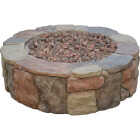 Bond Petra 36 In. Round Faux Stone Fire Pit Image 1