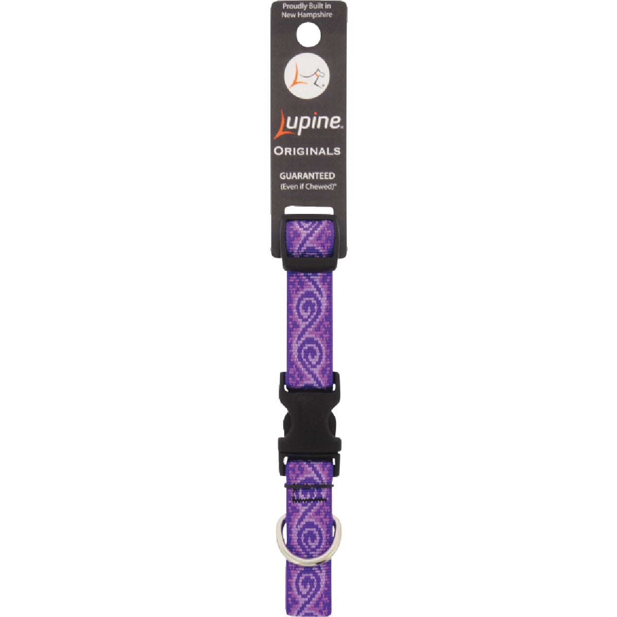 Lupine 3/4 In. 9 In. to 14 In. Woven Pattern Jelly Roll Dog Collar