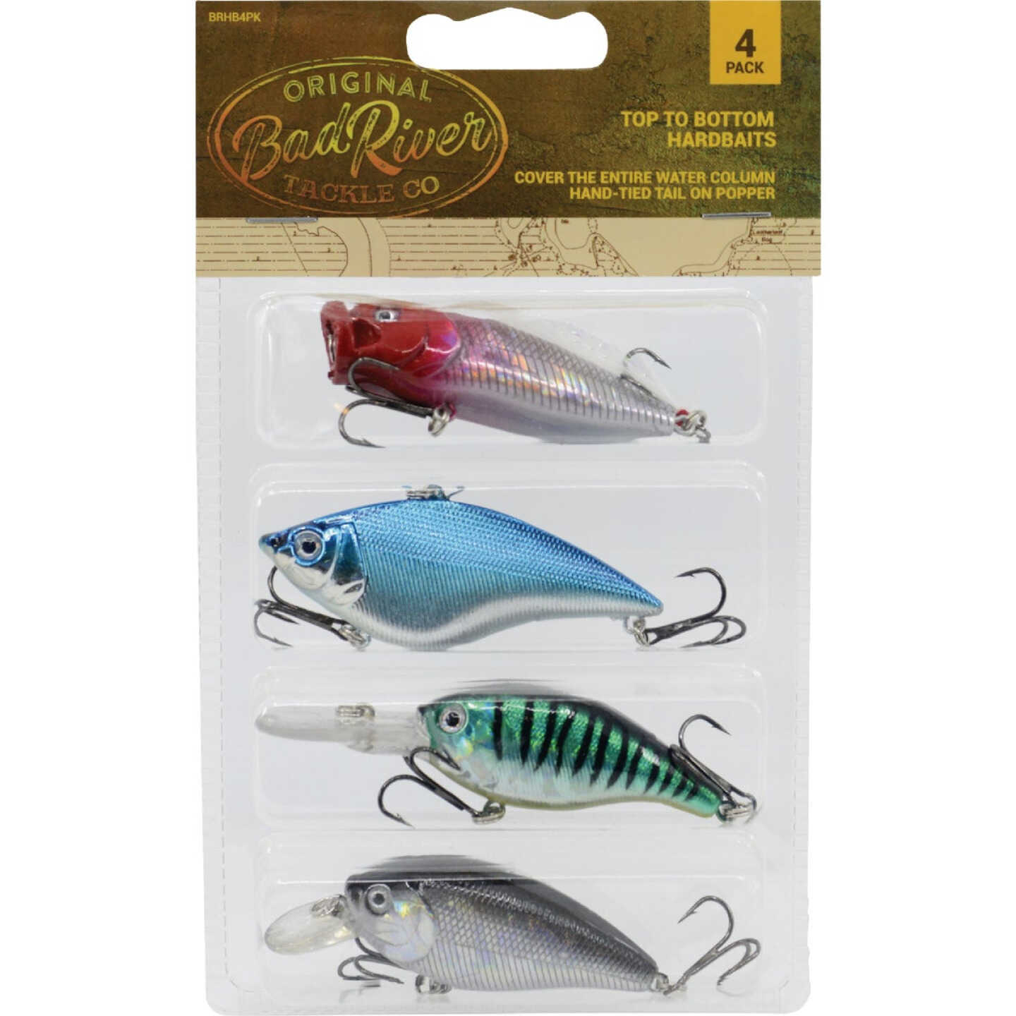 BadRiver 4-Piece Assorted Fishing Lure Kit Image 1