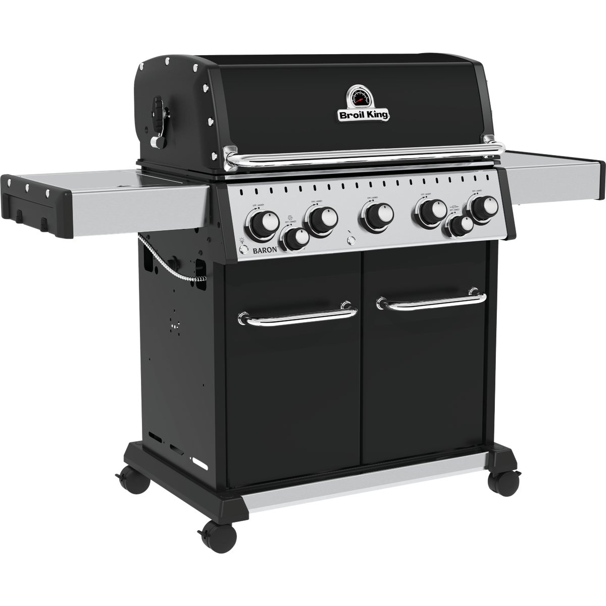Broil King Baron 590 Pro 5-Burner Black 45,000 BTU LP Gas Grill Image 3