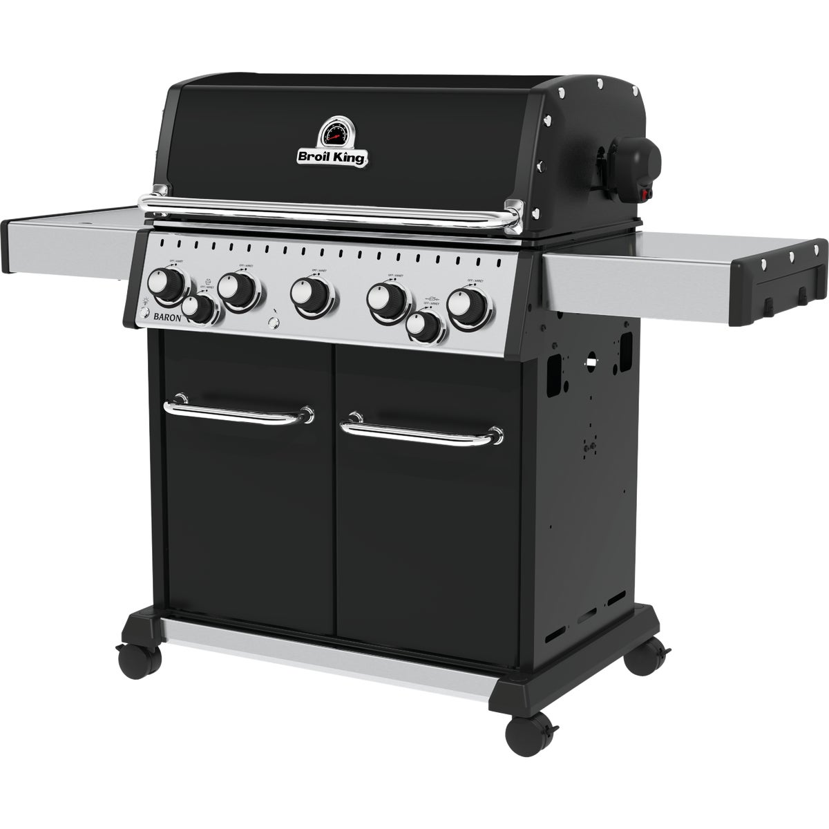 Broil King Baron 590 Pro 5-Burner Black 45,000 BTU LP Gas Grill Image 4