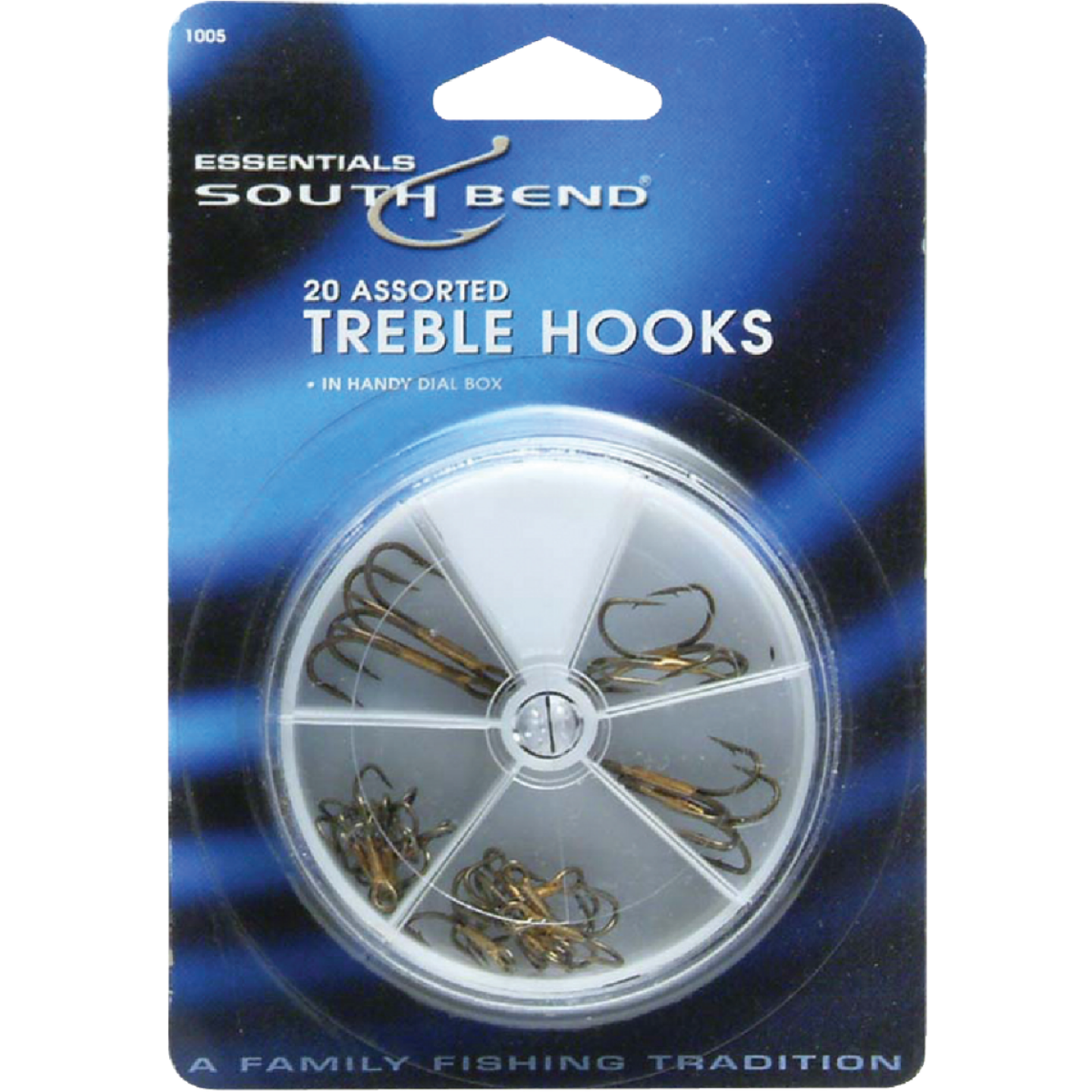 SouthBend Assorted Treble Fishing Hooks (20-Pack) Image 1