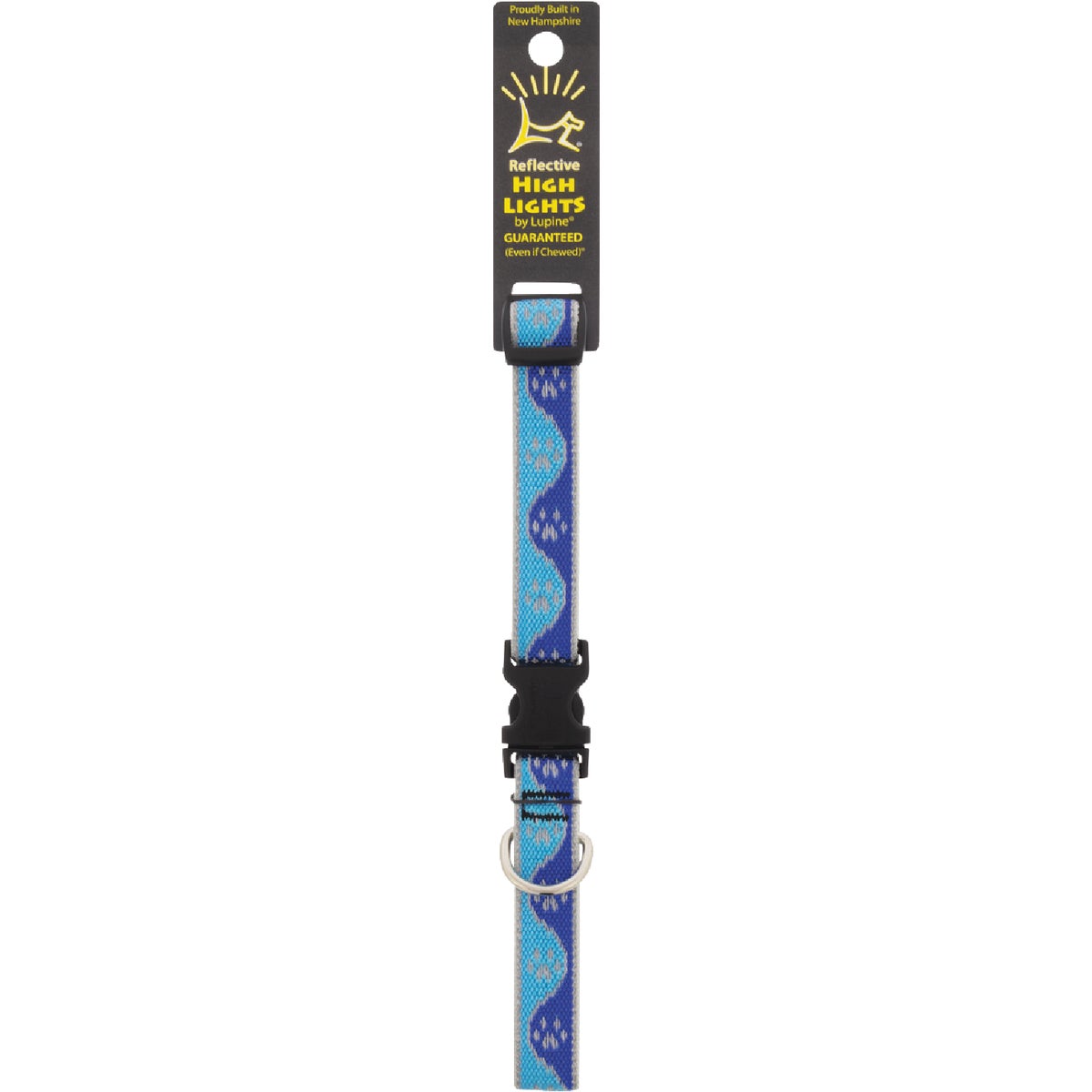 Lupine HL 3/4 In. Reflective Blue Paws 13 to 22 In. Adjustable Collar