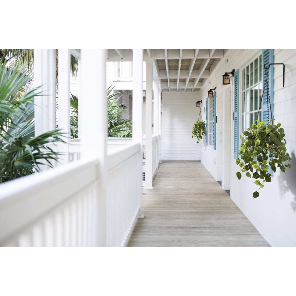 National Hardware 9 In. Black Steel Extended Wall Hook Plant Hanger Image 2