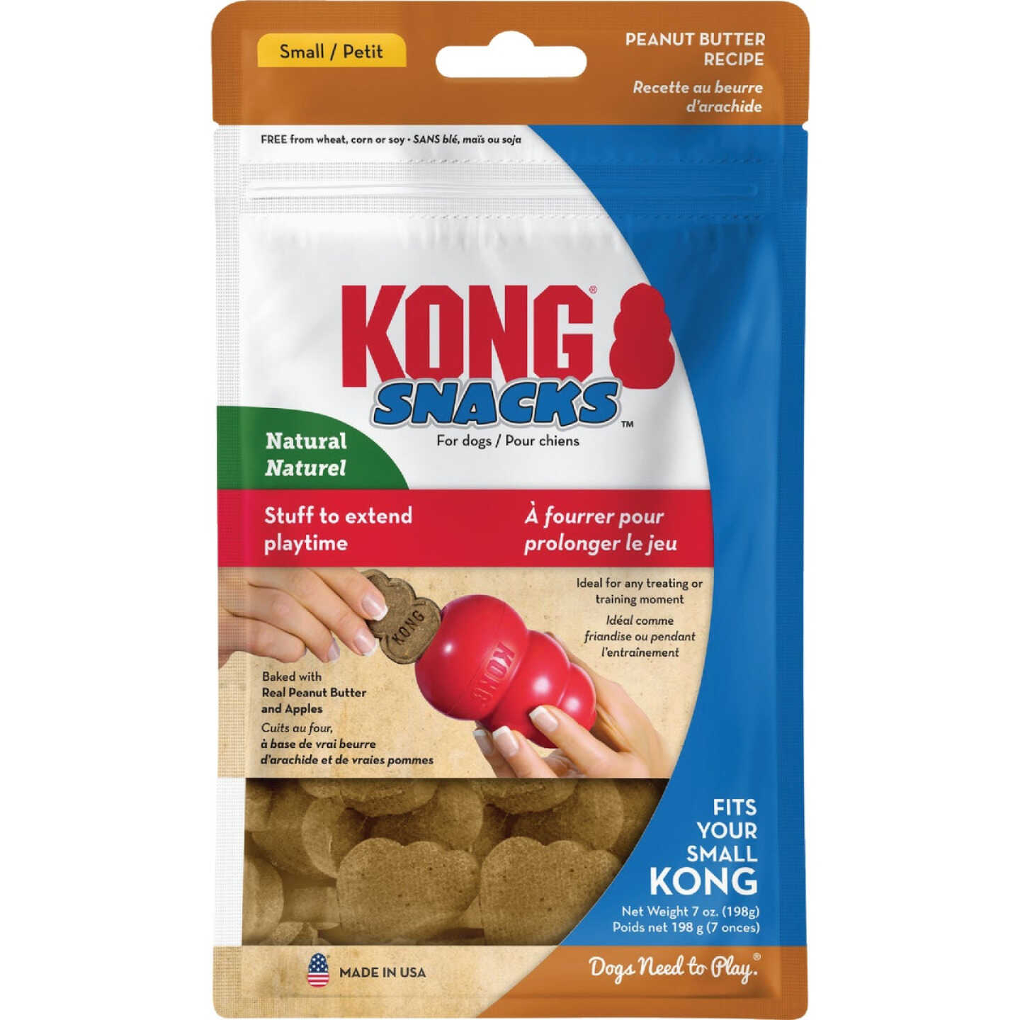 Kong Stuff'N Small Dog Peanut Butter Flavor Crunchy Dog Treat, 7 Oz. Image 1