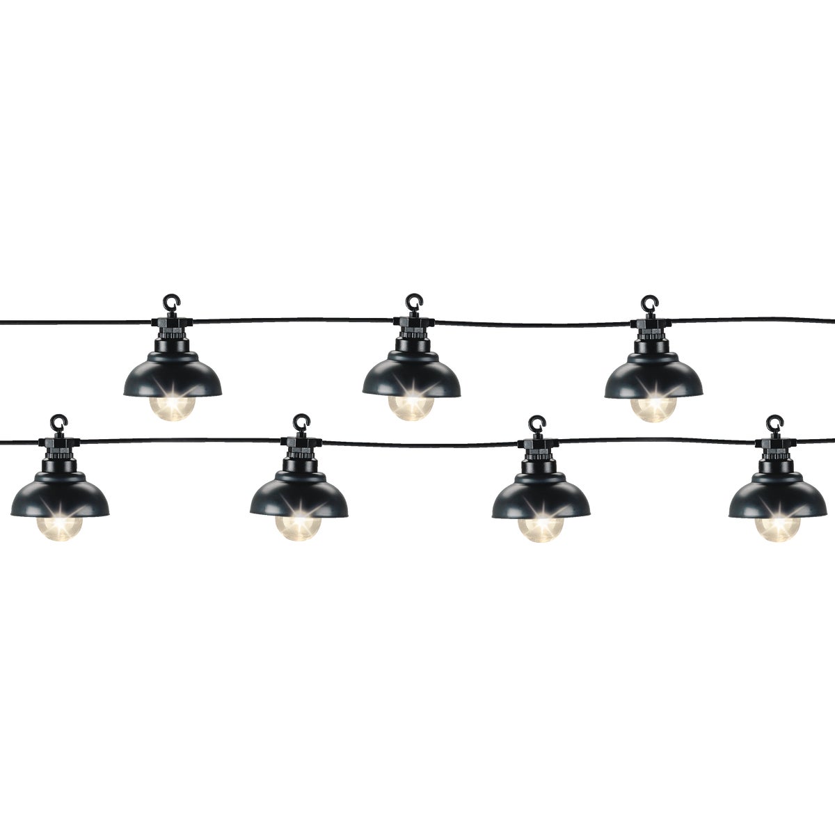 Lumineo 15 Ft. 10-Light Warm White LED Outdoor Party String Light Set