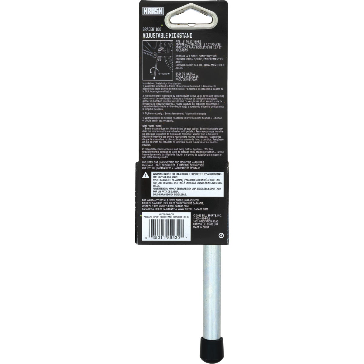 Bell Bike Stander Kickstand for 12 In. to 26 In. Bicycles Image 2