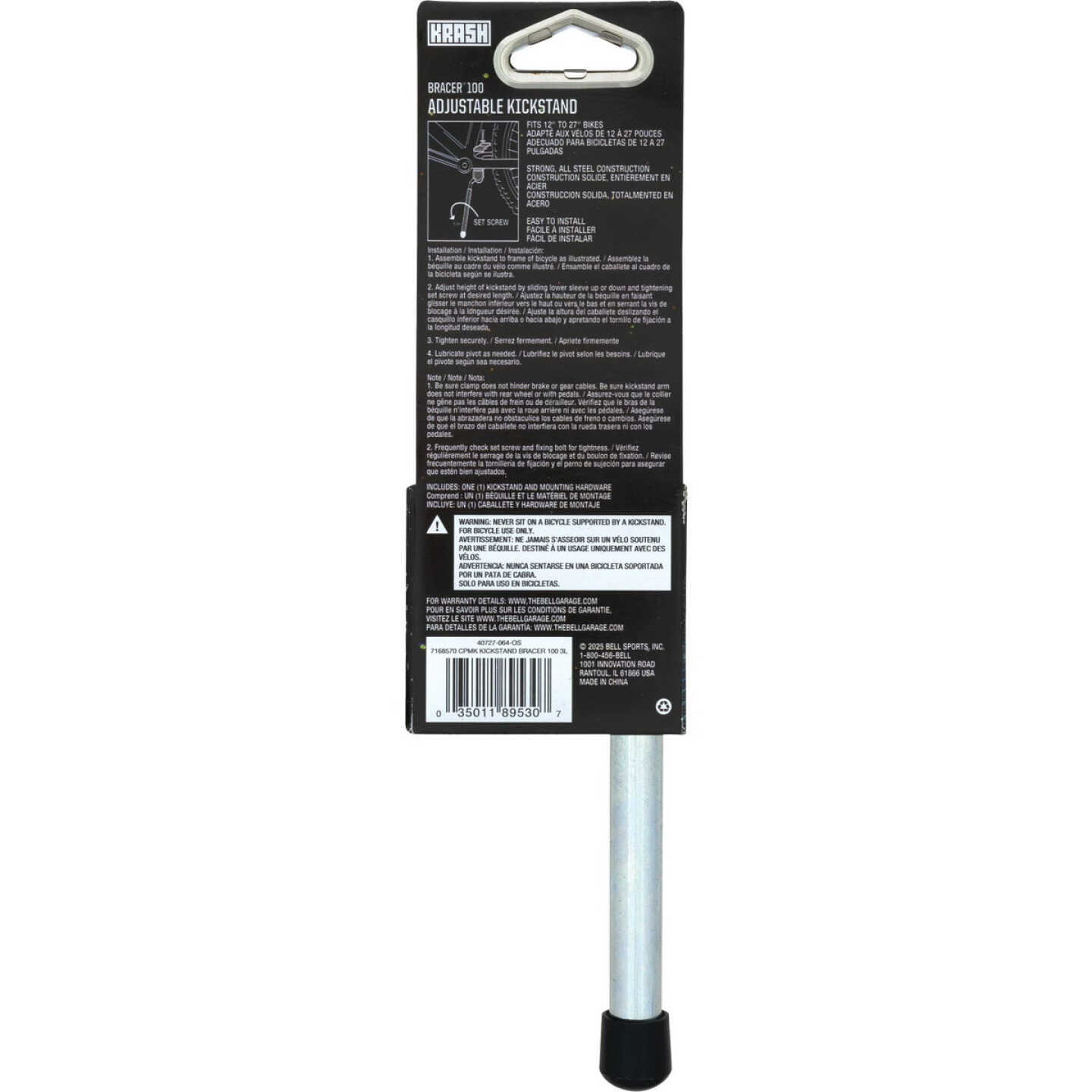 Bell Bike Stander Kickstand for 12 In. to 26 In. Bicycles Image 2